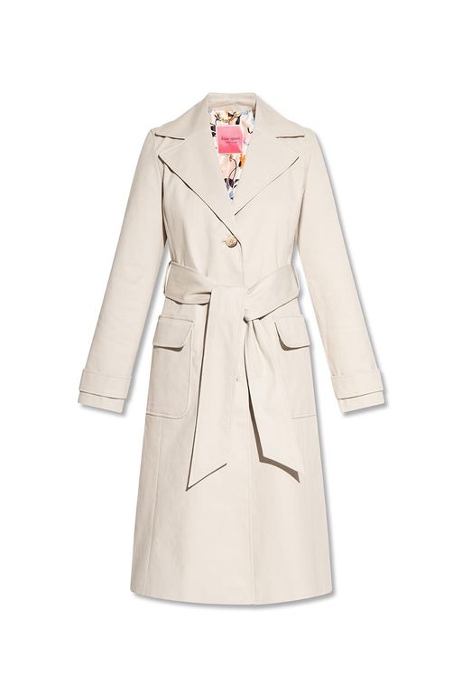 Bild von Kate Spade Cotton Trench Coat – Gray – Kate Spade Coats
